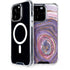 Lilac Watercolor Geode iPhone 15 Pro MagSafe Case